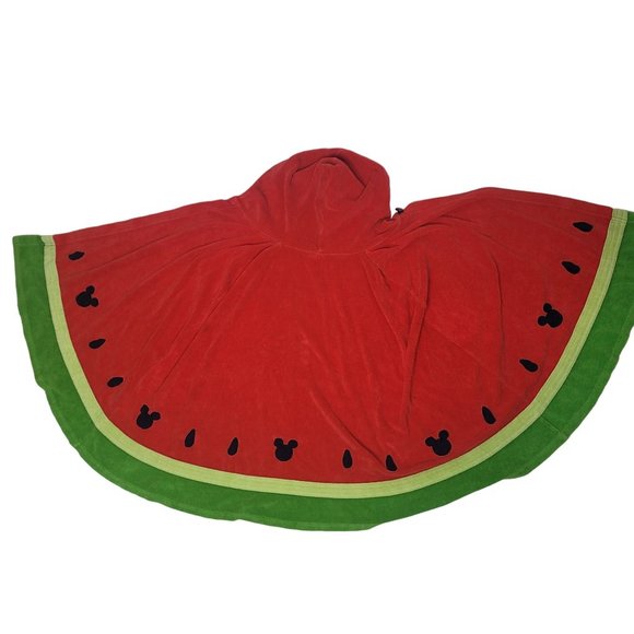 Disney mickey mouse watermelon hooded towel for kids size 5/6 beach pool bath - Picture 2 of 6